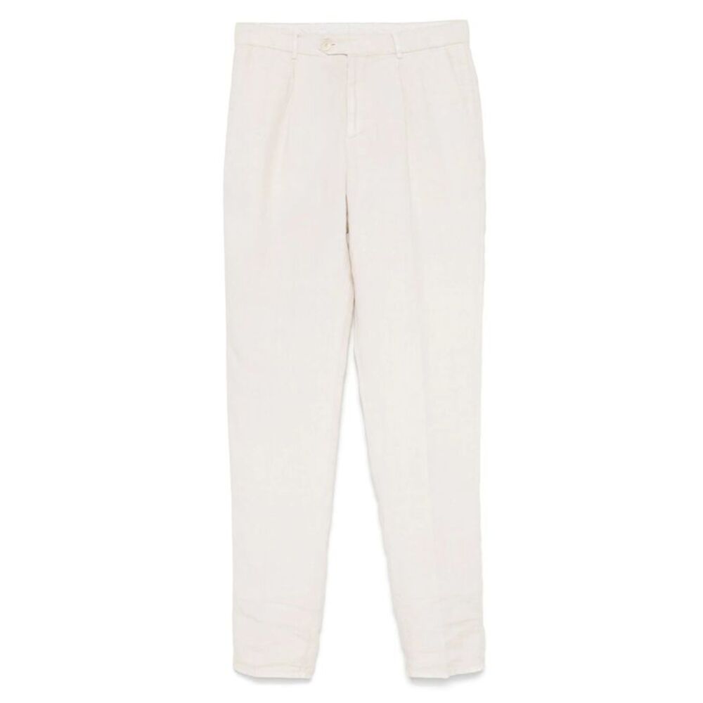Brunello Cucinelli Neutrals Trousers - Tapered Trousers Men - Picture 1 of 5